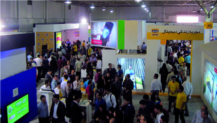 Telecom International Exhibition 2015 — Irancell stand — Tehran